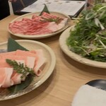 出雲馳走縁 しゃぶしゃぶ暖簾 - 