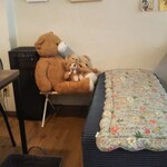 喫茶 あじさい - 内観、くまさん
