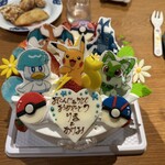 桜あん - 【2025.3.29(土)】誕生祝のケーキ