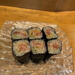鮨 ひでぞう - トロタク巻き