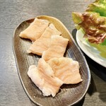 焼肉 ハラミ馬鹿 - シマチョウ 820円