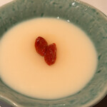 板前心 菊うら - 杏仁豆腐