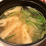 板前心 菊うら - 味噌汁
