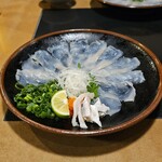 玄品 池袋 ふぐ・うなぎ・かに料理 - A5天然とらふぐ唐揚げ焼きコース