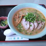 涌泉亭 - 味噌チャーシューメン