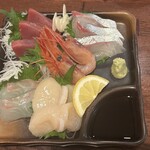 淡州 - 刺身五種盛合わせ