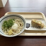 麺乃庄 つるまる饂飩 - 料理写真:ぶっかけうどんと串天