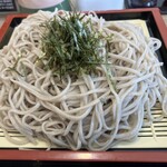 そば処 弥七 - ざるそば（2玉）\750+\150 接写