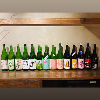 豊富なお酒のラインナップ