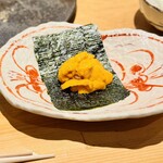 焼鳥 月や - 雲丹の海苔巻き