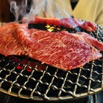 ホルモン青木 - 焼き焼き\(//∇//)\