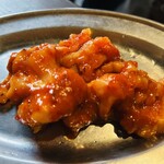 ホルモン青木 亀戸店 - 上ミノ辛味噌ψ(｀∇´)ψ