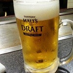 生ビール　470円