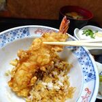 花家 - 江戸前天丼（大盛）1,300円