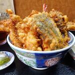花家 - 江戸前天丼（大盛）1,300円