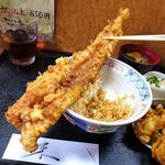 花家 - 江戸前天丼（大盛）1,300円