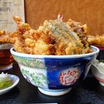 花家 - 江戸前天丼（大盛）1,300円