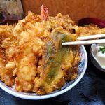 花家 - 江戸前天丼（大盛）1,300円
