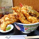花家 - 江戸前天丼（大盛）1,300円