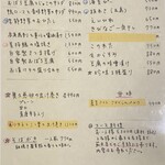 しおて - メニュー②（2025.3某日）