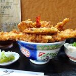 花家 - 江戸前天丼（大盛）1,300円