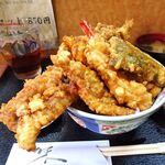 花家 - 江戸前天丼（大盛）1,300円