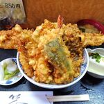花家 - 江戸前天丼（大盛）1,300円