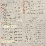 しおて - ドリンクメニュー（2025.3某日）　※裏面にガージェリーエステラ等