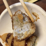 そば処 松 - そばコロッケ断面