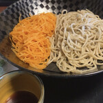 そば処 松 - 唐辛子と二八のあいもり1200円