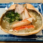 磯丸水産 - キング蟹味噌甲羅焼