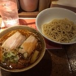 ラーメンBAR やきそばー HIT - 醤油つけめん(201406)