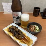 鰻 才谷や 八尾店 - ビールセット