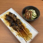 鰻 才谷や 八尾店 - 鰻ざくと肝串