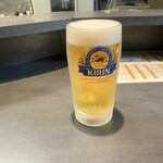 櫻バー - キリンラガー樽詰生ビール(小ジョッキ)