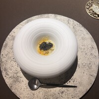 ファン・ダルクオーレ - 自家製カラスミ カッペリーニ イタリア産キャビアのせ