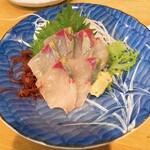 萩 - しまあじ刺身800円
