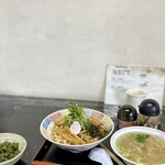 らー麺　Do・Ni・Bo - 煮干し油そば700円に岩海苔トッピング150円