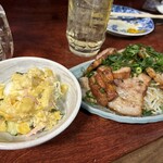 ポテトサラダ＆チャーシュー