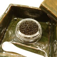銀座 海味 - キャビアと炊き立て玄米ごはん
