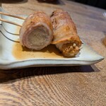 竹丘町海晴れ - バカデカえのき巻き。ボリュームが凄い