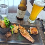 チャイナシャドー - ✨前菜5種✨大好きなコエドビールでいただきます