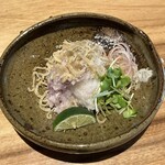酒と蕎麦 まき野 - 辛味だいこんとカリカリじゃこ