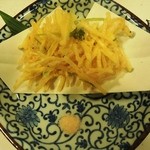 味川 - 鳴門金時としらすのかき揚げ