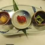 味川 - 前菜三種盛