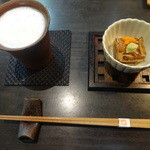 手打ち蕎麦 銀杏 - 穴子の煮こごり