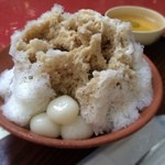 さるや - 氷室の氷(黒蜜白玉)