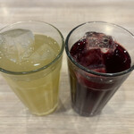 ペルー料理 エルプエルト - 【ランチ】ドリンク(パイナップル、チチャ・モラーダ)