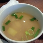 たもり - ランチのお味噌汁