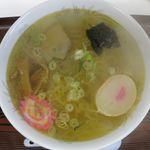 みつい食堂 - 塩ラーメンのアップ